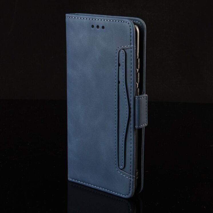 Чехол Deexe Wallet Stand для HMD Skyline - Blue: фото 7 из 8