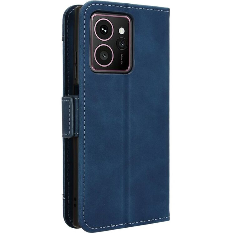 Чехол Deexe Wallet Stand для HMD Skyline - Blue: фото 6 из 8
