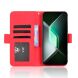 Чехол Deexe Wallet Stand для Infinix GT 30 Pro - Red (386002R). Фото 5 из 15