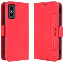 Чехол Deexe Wallet Stand для Infinix GT 30 Pro - Red: фото 1 из 15