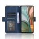 Чехол Deexe Wallet Stand для Motorola Moto G75 - Blue (367834L). Фото 3 из 8