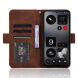 Чехол Deexe Wallet Stand для Nothing CMF Phone 1 - Brown (370913Z). Фото 3 из 7