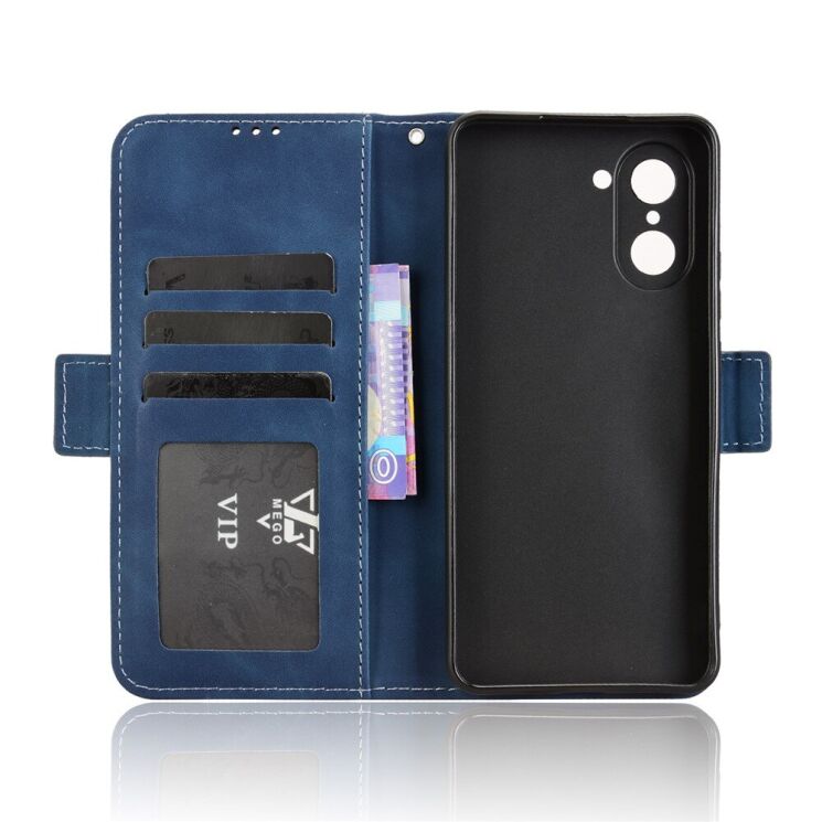 Чохол Deexe Wallet Stand для OnePlus Nord CE 5 / Ace 5 Racing - Blue: фото 5 з 14