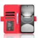Чохол Deexe Wallet Stand для TECNO Spark 30C - Red (361701R). Фото 3 з 7