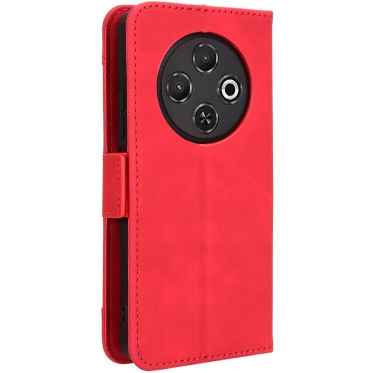 Чохол Deexe Wallet Stand для TECNO Spark 30C - Red: фото 6 з 7