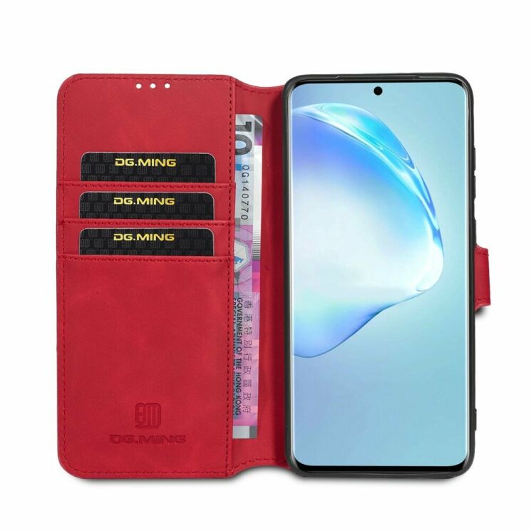 Чехол DG.MING Retro Style для Samsung Galaxy S20 (G980) - Red: фото 4 из 9