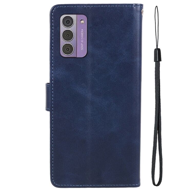 Чохол-книжка Deexe Classic Stand для Nokia G42 - Blue: фото 7 з 7
