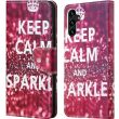 Чехол-книжка Deexe Color Wallet для Samsung Galaxy A04s (A047) / A13 5G (A136) - Keep Calm and Sparkle (307729D)