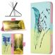 Чехол-книжка Deexe Color Wallet для Samsung Galaxy A05 (A055) - Feather and Birds (340406C). Фото 2 из 8