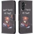 Чехол-книжка Deexe Color Wallet для Samsung Galaxy A05s (A057) - Bear (340306B)