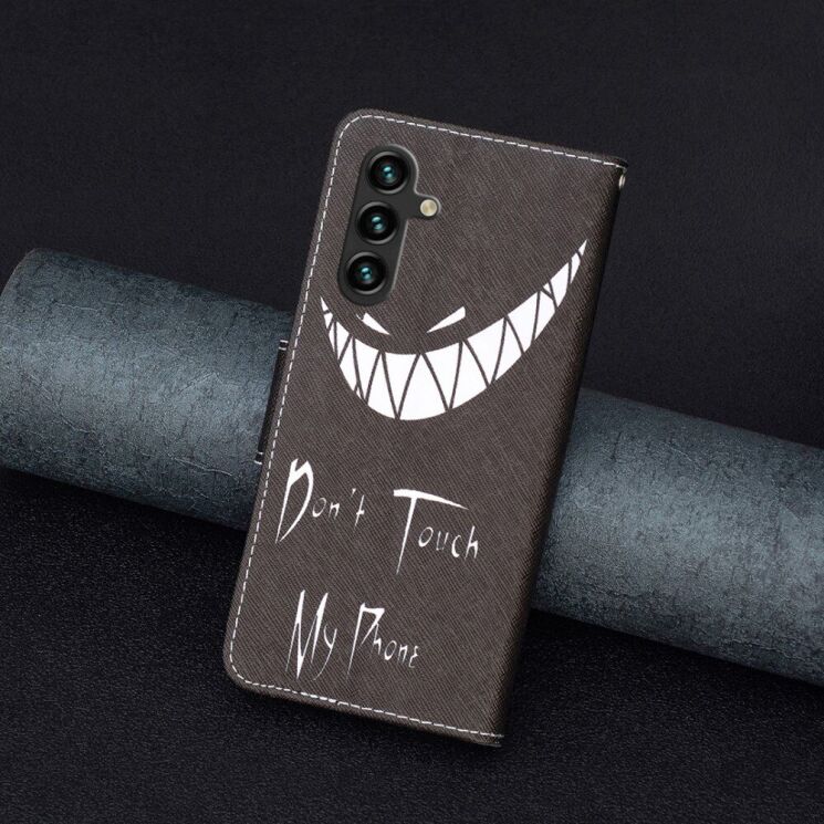 Чехол-книжка Deexe Color Wallet для Samsung Galaxy A16 (A165) - Don't Touch My Phone: фото 5 из 7