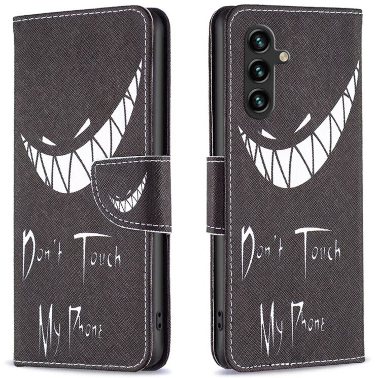 Чехол-книжка Deexe Color Wallet для Samsung Galaxy A16 (A165) - Don't Touch My Phone: фото 1 из 7