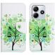 Чехол-книжка Deexe Color Wallet для Xiaomi Redmi Note 14 4G - Green Tree (373466A). Фото 1 из 5