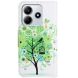 Чехол-книжка Deexe Color Wallet для Xiaomi Redmi Note 14 4G - Green Tree (373466A). Фото 5 из 5