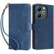 Чехол-книжка Deexe Delta Book для Infinix Smart 8 - Blue (344102L)