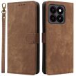 Чехол-книжка Deexe Delta Book для ZTE Blade A35 / Blade A55 - Brown (367715Z)