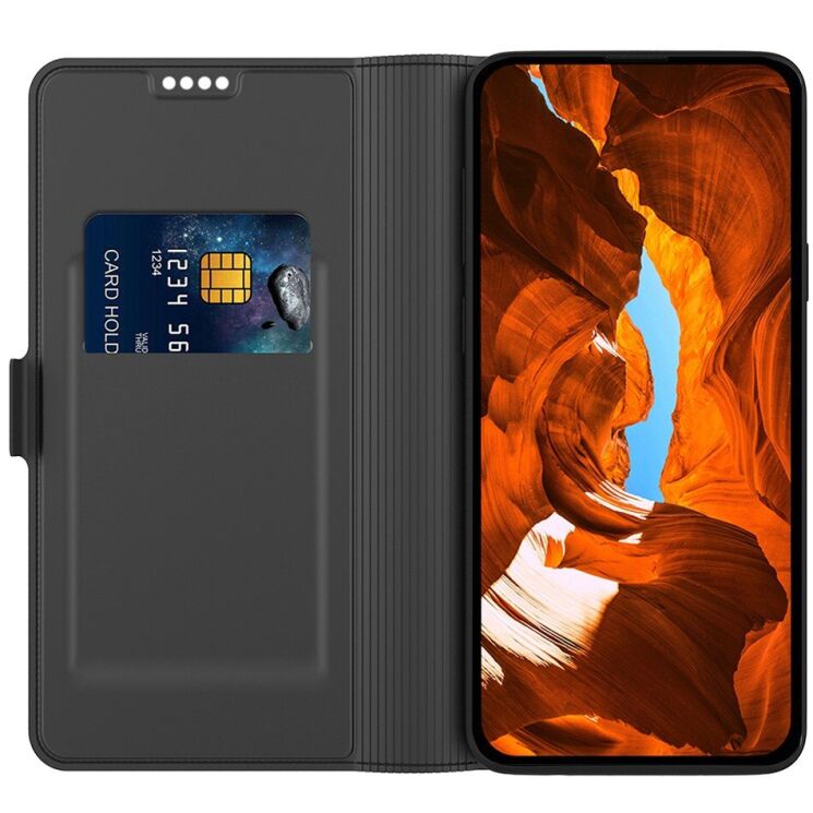 Чохол-книжка Deexe Faro Wallet для OPPO Reno 15 - Black: фото 2 з 7