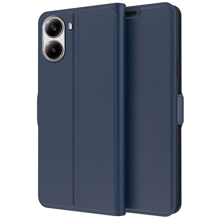 Чохол-книжка Deexe Faro Wallet для Xiaomi Poco X7 Pro - Blue: фото 1 з 7