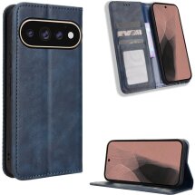 Чохол-книжка Deexe Retro Style для Google Pixel 11 / 11 Pro - Blue: фото 1 з 19