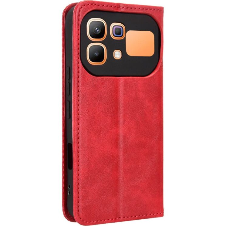 Чохол-книжка Deexe Retro Style для Infinix Note 60 / 60 Pro - Red (409302R) Чохол-книжка Deexe Retro Style для Infinix Note 60 / 60 Pro - Red: фото 6 з 18