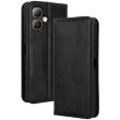 Чехол-книжка Deexe Retro Style для Infinix Smart 20 - Black (411200B)