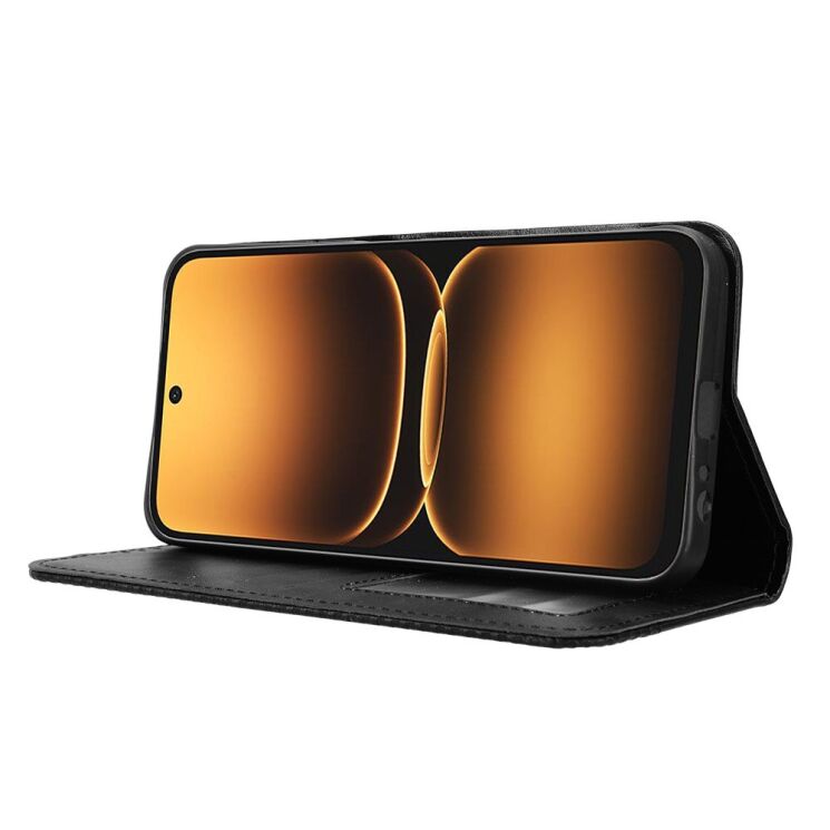 Чехол-книжка Deexe Retro Style для Infinix Smart 20 - Black: фото 7 из 20