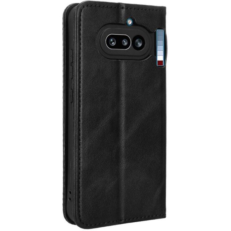 Чохол-книжка Deexe Retro Style для Nothing Phone (4a) - Black (411308B) Чохол-книжка Deexe Retro Style для Nothing Phone (4a) - Black: фото 8 з 18