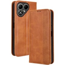Чехол-книжка Deexe Retro Style для TECNO Pova 8 - Brown: фото 1 из 19