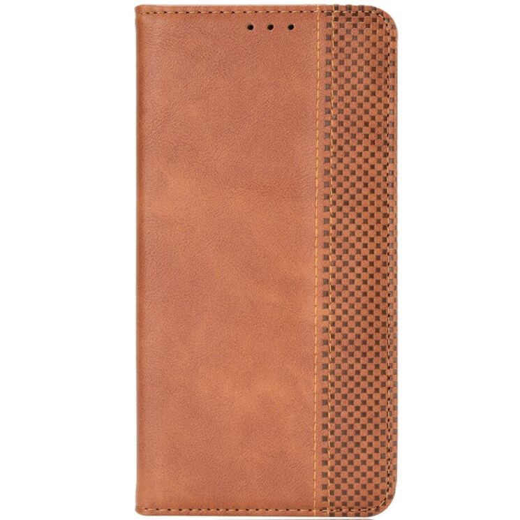 Чехол-книжка Deexe Retro Style для TECNO Pova 8 - Brown: фото 4 из 19