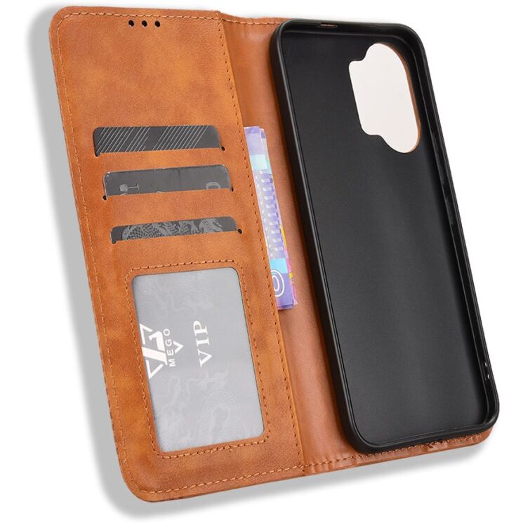 Чохол-книжка Deexe Retro Style для Xiaomi Poco X8 Pro Max - Brown: фото 4 з 20