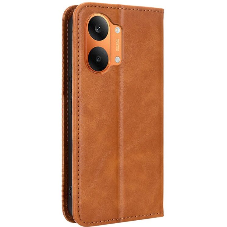 Чохол-книжка Deexe Retro Style для Xiaomi Poco X8 Pro Max - Brown: фото 7 з 20