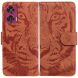 Чехол-книжка Deexe Tiger для Motorola Edge 50 Fusion - Brown (354229Z). Фото 1 из 7