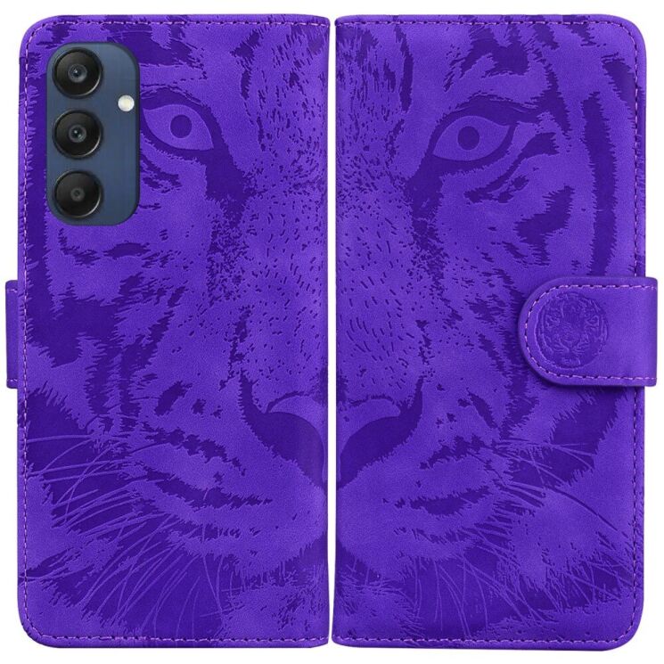Чехол-книжка Deexe Tiger для Samsung Galaxy M35 (M356) - Purple: фото 1 из 7