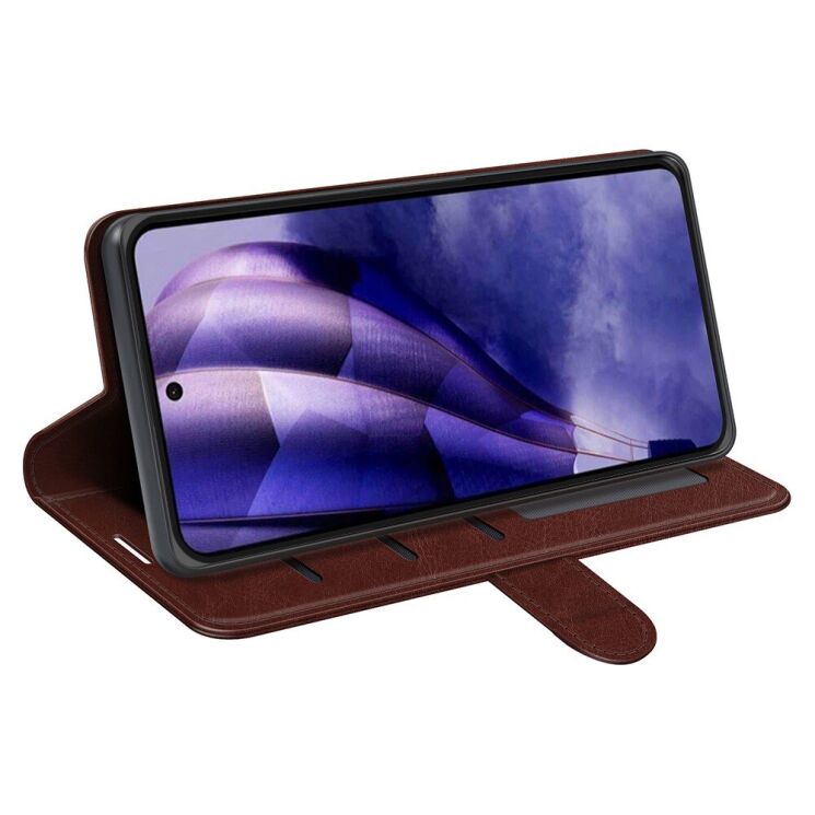Чохол-книжка Deexe Wallet Style для HMD Skyline - Brown: фото 3 з 8
