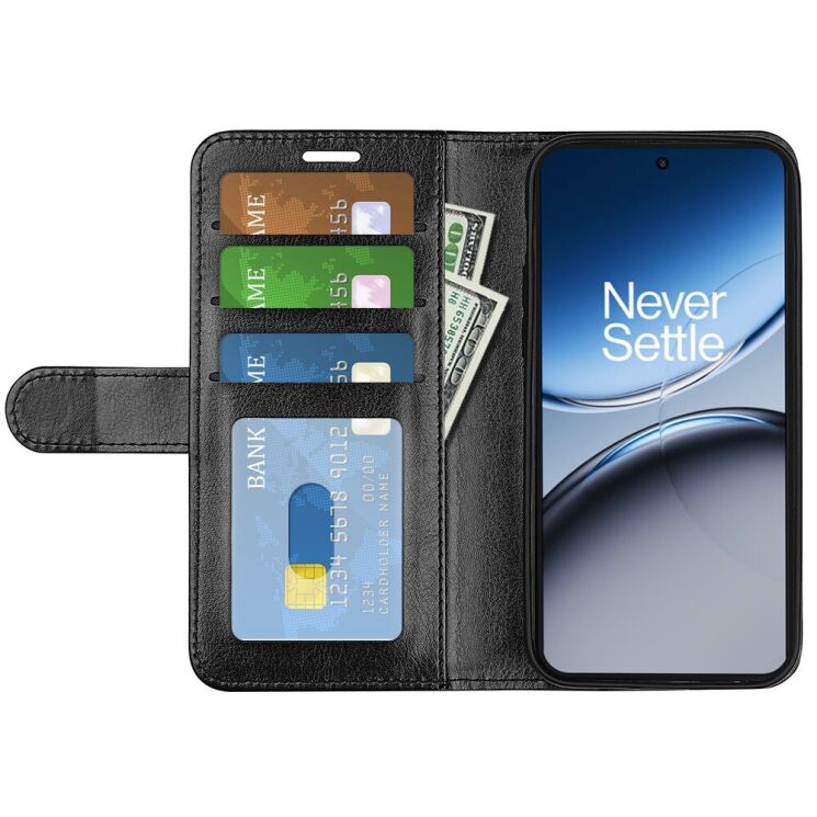 Чехол-книжка Deexe Wallet Style для OnePlus Nord 4 - Black: фото 2 из 12