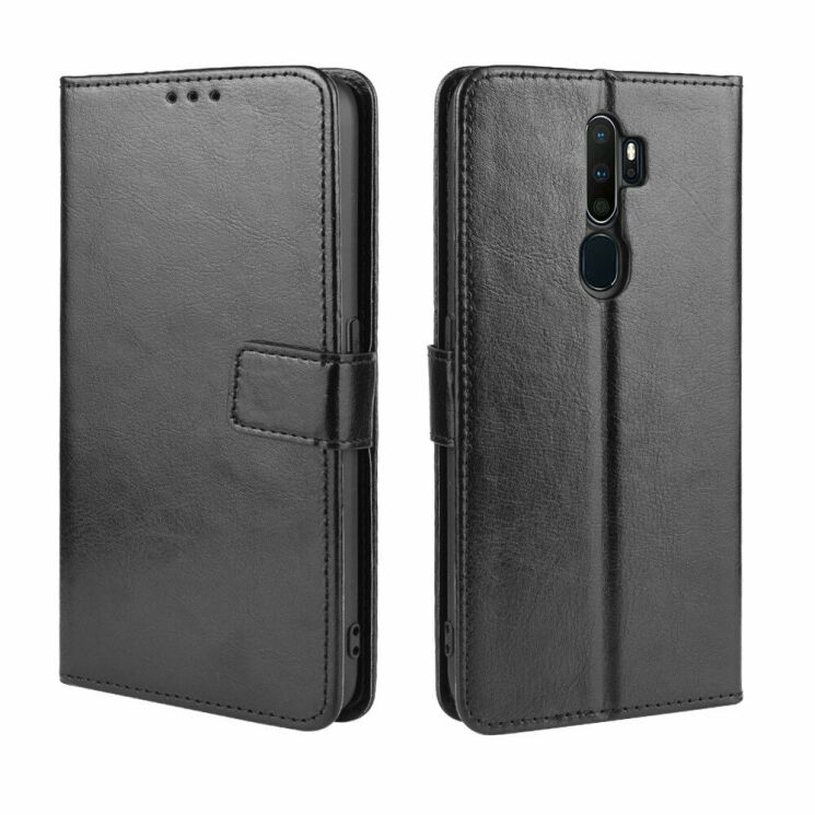 Классический чехол-книжка Deexe Wallet Style для OPPO A5 2020 - Black (239302B) Классический чехол-книжка Deexe Wallet Style для OPPO A5 2020 - Black: фото 3 из 14