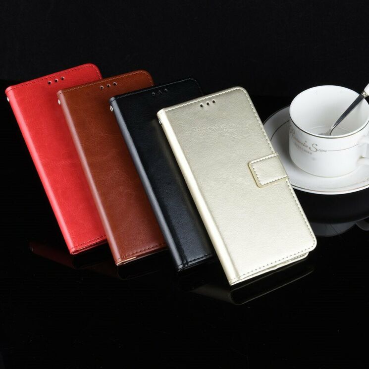 Классический чехол-книжка Deexe Wallet Style для OPPO A5 2020 - Gold: фото 15 из 16