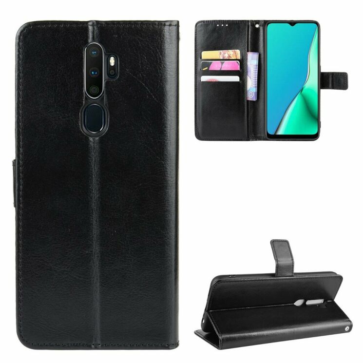 Классический чехол-книжка Deexe Wallet Style для OPPO A5 2020 - Black (239302B) Классический чехол-книжка Deexe Wallet Style для OPPO A5 2020 - Black: фото 1 из 14