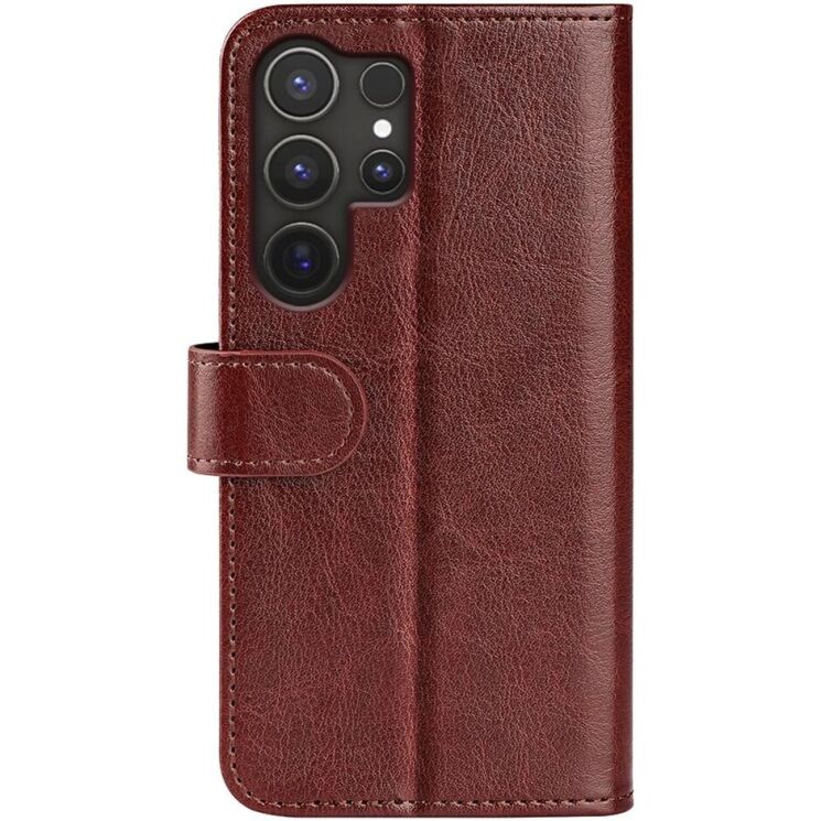 Чехол-книжка Deexe Wallet Style для Samsung Galaxy S25 Ultra (S938) - Brown: фото 5 из 6