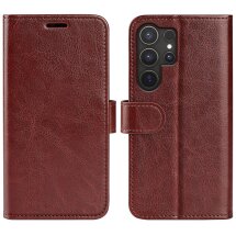 Чехол-книжка Deexe Wallet Style для Samsung Galaxy S25 Ultra (S938) - Brown: фото 1 из 6