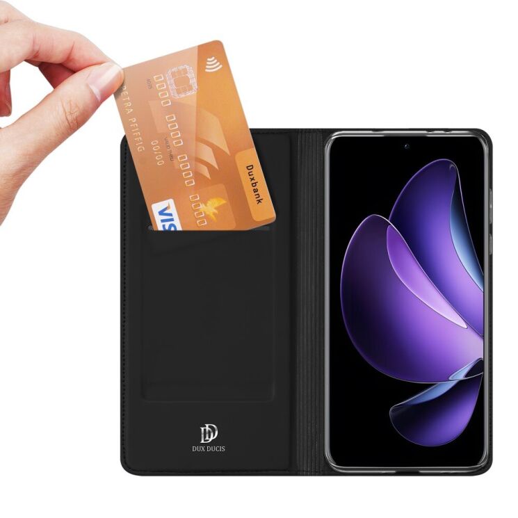 Чехол-книжка DUX DUCIS Skin Pro для OPPO Reno 13 Pro 5G - Blue: фото 6 из 11