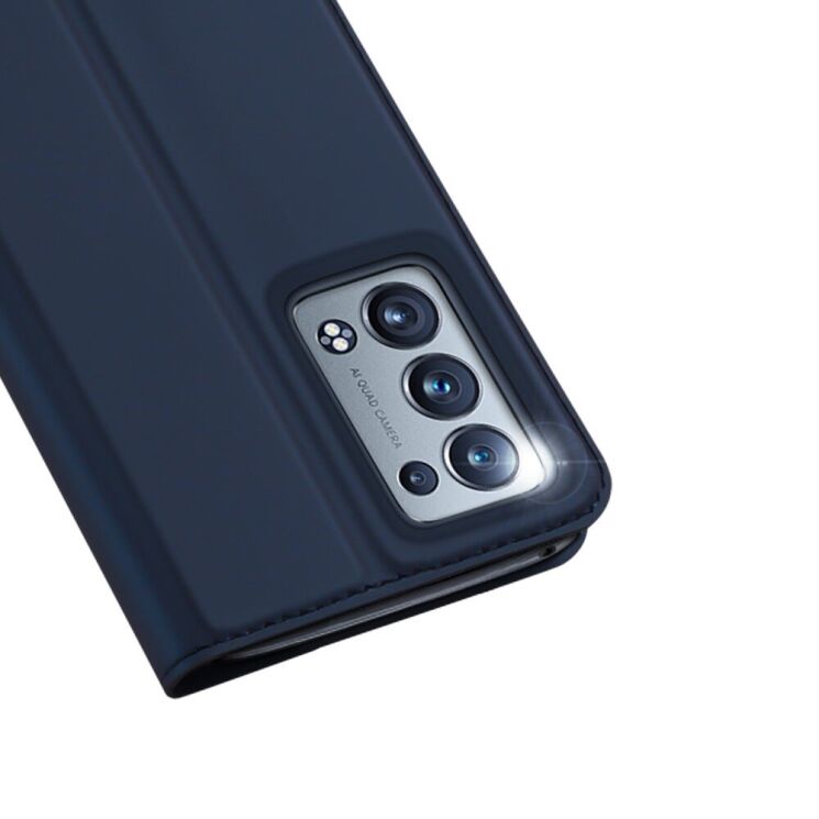 Чехол-книжка DUX DUCIS Skin Pro для OPPO Reno 6 Pro / 6 Pro Plus - Blue: фото 5 из 14