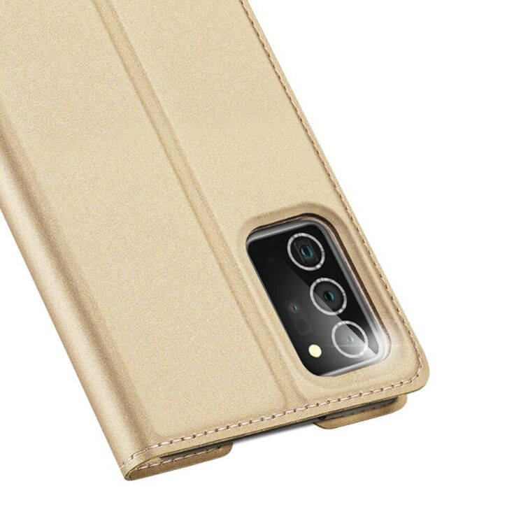 Чехол-книжка DUX DUCIS Skin Pro для Samsung Galaxy Note 20 (N980) - Gold: фото 2 из 21