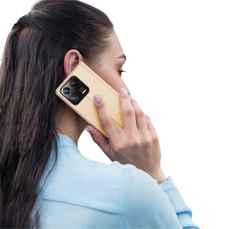 Чехол-книжка DUX DUCIS Skin Pro для Xiaomi 13 Pro - Gold: фото 9 из 18