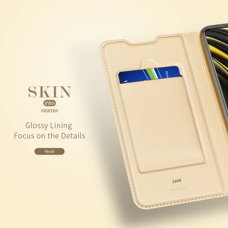 Чехол-книжка DUX DUCIS Skin Pro для Xiaomi Redmi 9T - Blue: фото 7 из 16