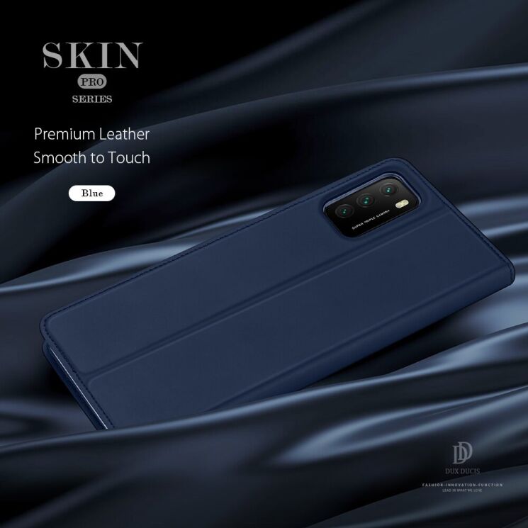 Чехол-книжка DUX DUCIS Skin Pro для Xiaomi Redmi 9T - Blue: фото 4 из 16