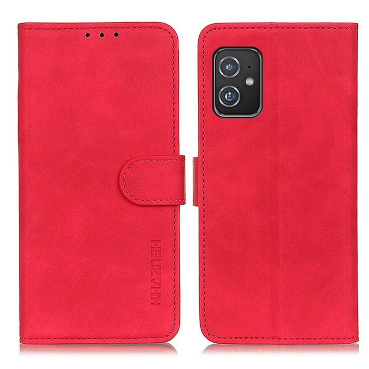Чохол-книжка KHAZNEH Retro Wallet для ASUS Zenfone 8 (ZS590KS) - Red: фото 2 з 11