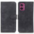 Чохол-книжка KHAZNEH Retro Wallet для Motorola Moto G55 - Black (366116B)