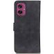 Чохол-книжка KHAZNEH Retro Wallet для Motorola Moto G55 - Black (366116B). Фото 5 з 8