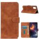 Чехол-книжка KHAZNEH Retro Wallet для Realme 7 Pro - Brown (250615Z). Фото 1 из 10
